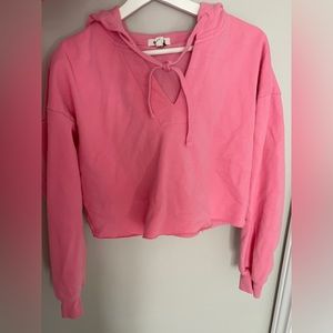 GARAGE Cropped Hoodie Sweater - Size S